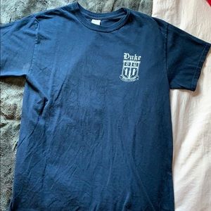 navy duke university shirt, size medium